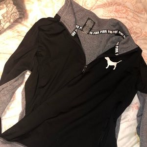 Victoria secret/pink workout quarter zip